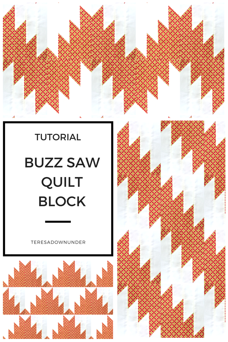 Buzzsaw quilt block - video tutorial