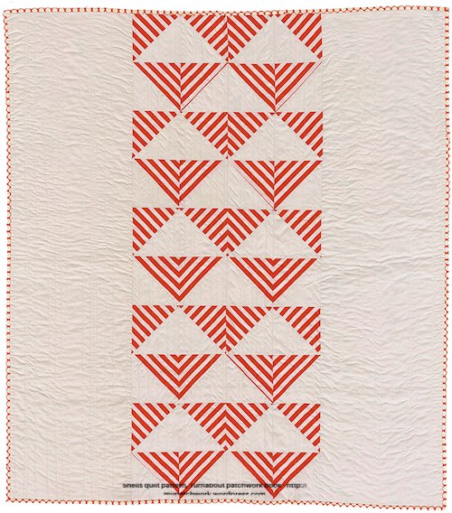 Shells quilt pattern - Turnabout patchwork book, Teresa Mairal Barreu