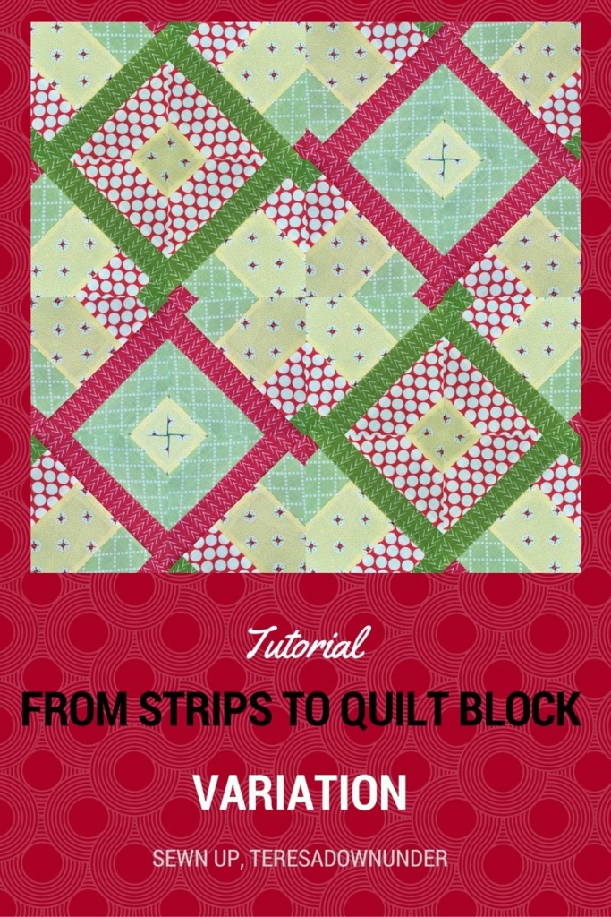 Hidden wells quilt block - 2 minute quilt blocks