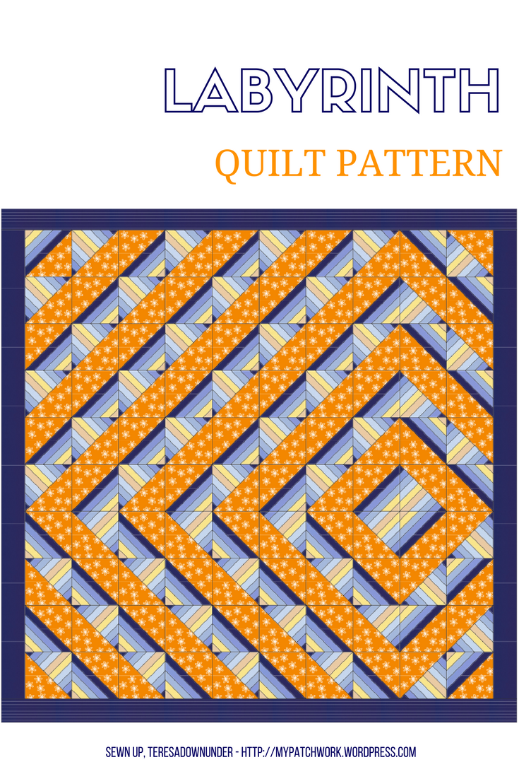 Labyrinth quilt pattern