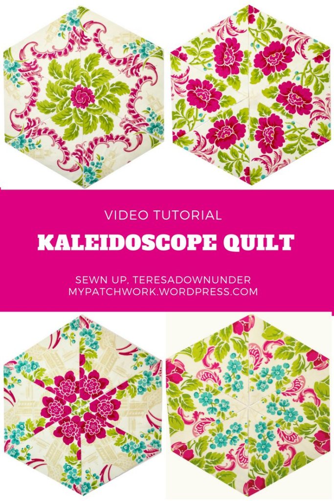 Video tutorial: Kaleidoscope quilt - Also called one block wonder or whack and stack