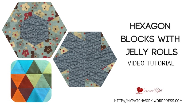Video tutorial: Hexagon blocks with jelly rolls